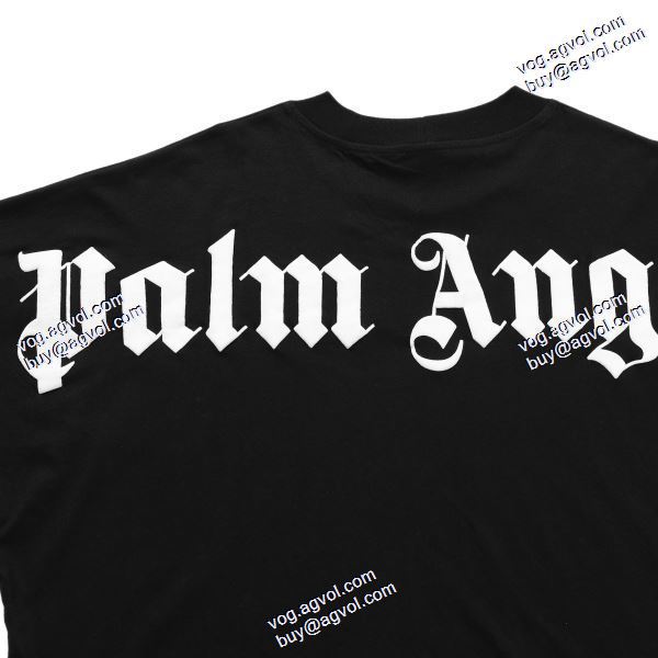 パーム エンジェルス Palm Angels コピー 2020秋冬 首胸ロゴ 長袖Tシャツ 3色可選